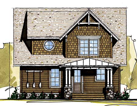 HouseFrontElevationdrawing