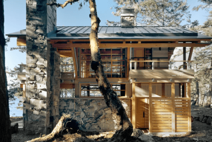 stone cedar cabin oc